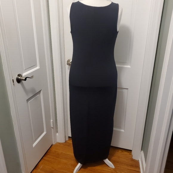 Apt. 9 Black Maxi Lightweight Knit Dress Size Large, Versatile - Picture 4 of 12